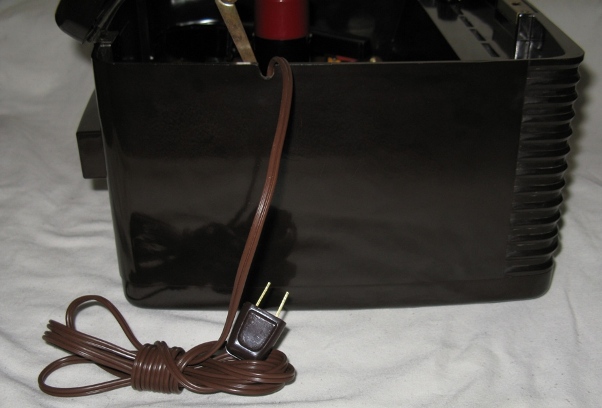 Side view power cord side